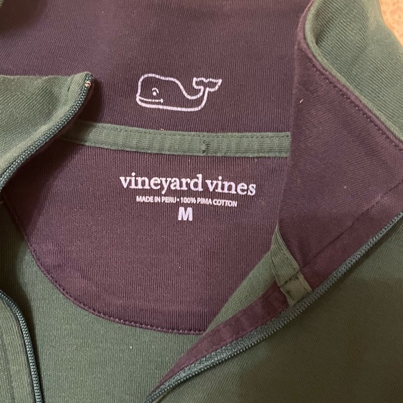 Vineyard vines men’s medium sweater, zip up - Picture 3 of 3